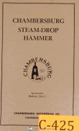 Chambersburg-Chambersburg Model L, Forging Hammers, 1 & 2 Frame Instructions Manual Year 1963-Double Frame-L-Single Frame-03